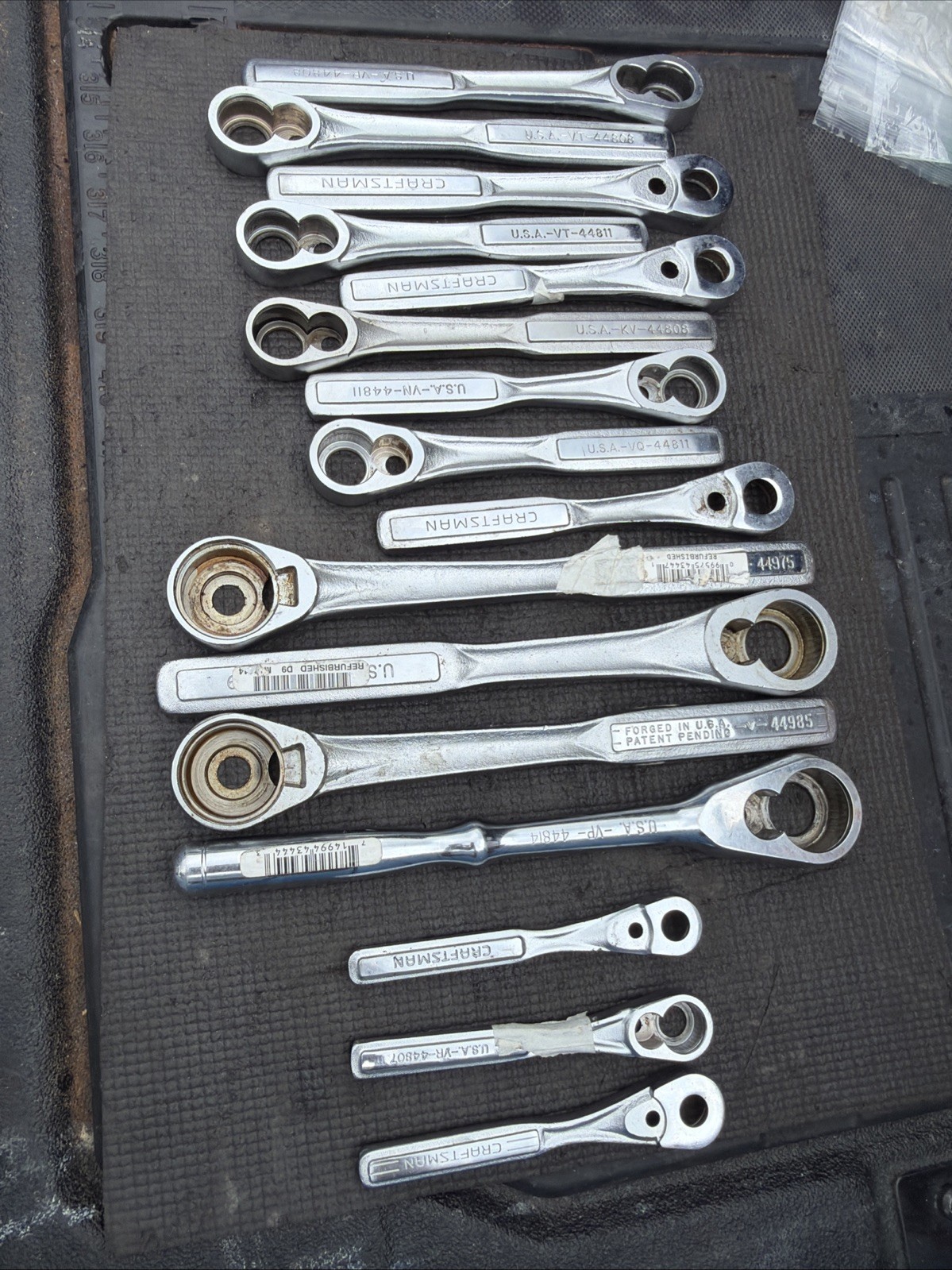 (16) Sears Craftsman Ratchet Bodies ONLY NO GUTS 1/2” 3/8” 1/4” 44809 Warranty