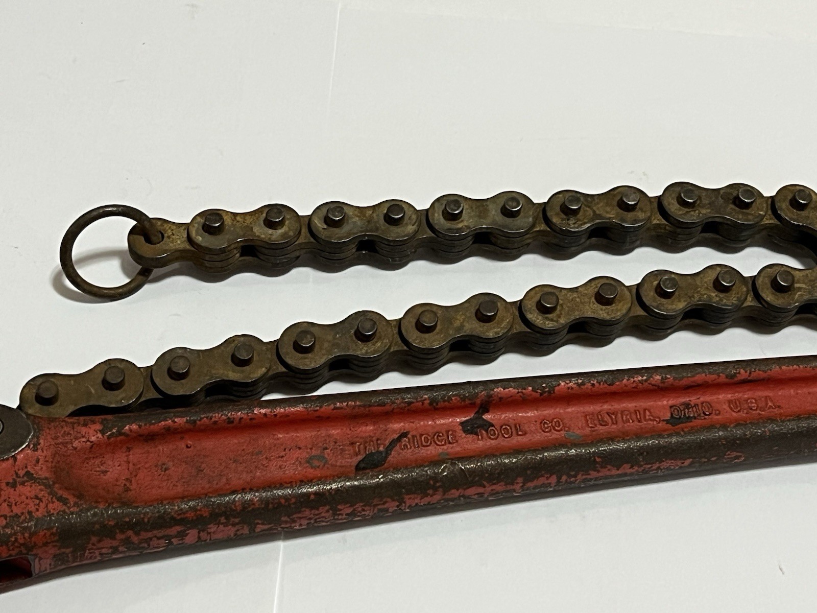 RIDGID C-18 Heavy Duty Pipe & Fitting 18″ Long Chain Wrench 2-1/2″ Diameter USA