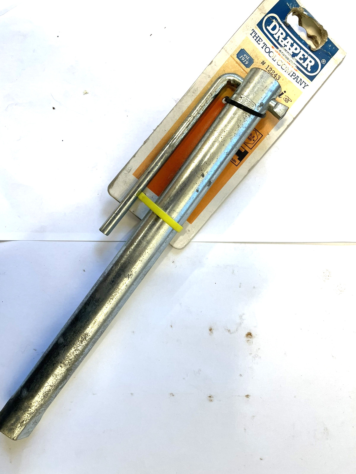 Long Reach Spark Plug Wrench 14 x 300mm Draper 12243 – New Old Stock