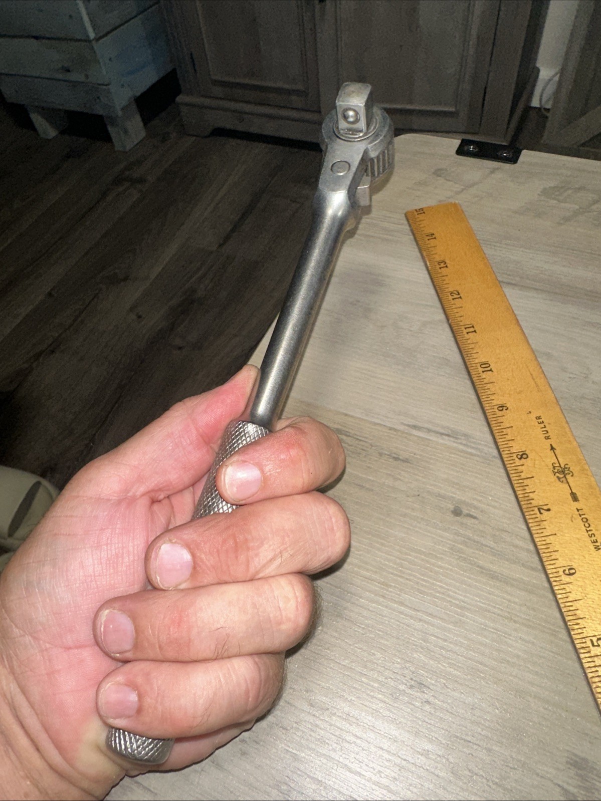 Early Thorsen Ratchet Model #77 3/8 Drive Used