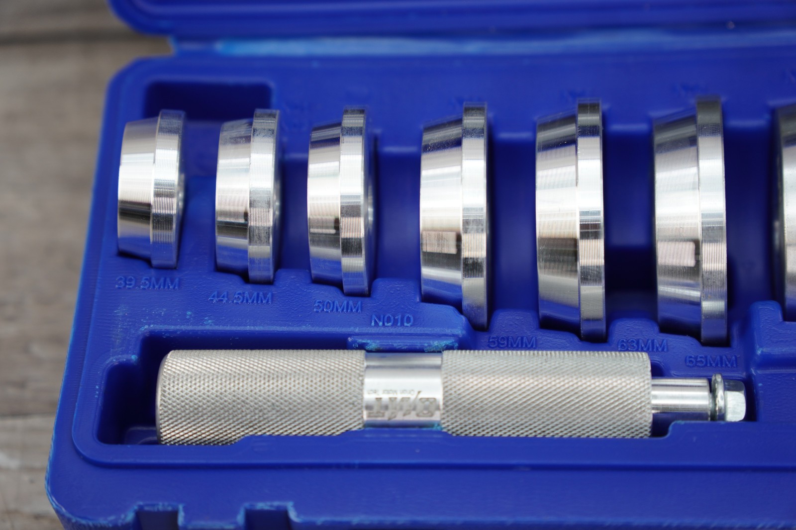 10pc Bearing Race and Seal Driver Set with Adapters for Bearing Installation