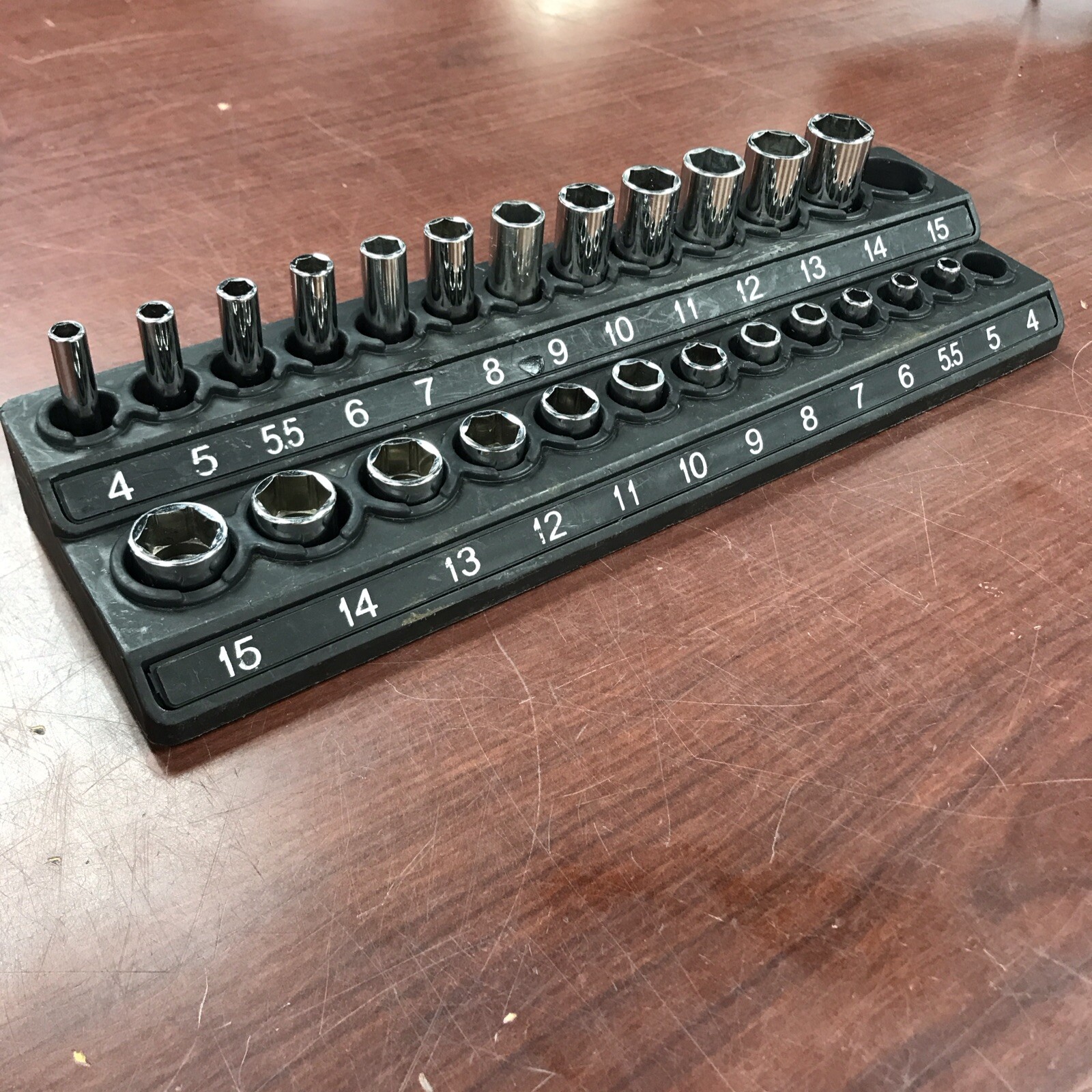 Snapon 24pc 1/4” Metric Socket Set 124STTMM with Magnetic Holder