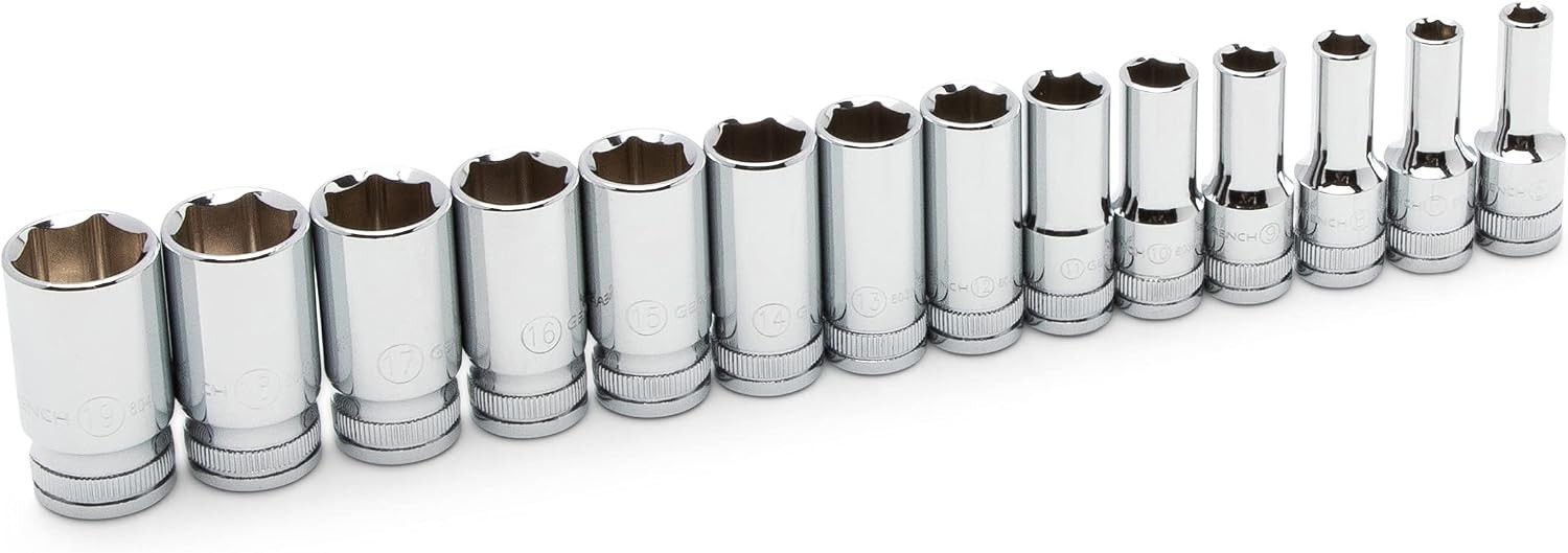 14 Pc 3/8″ Drive Metric Socket Set | Mid Length