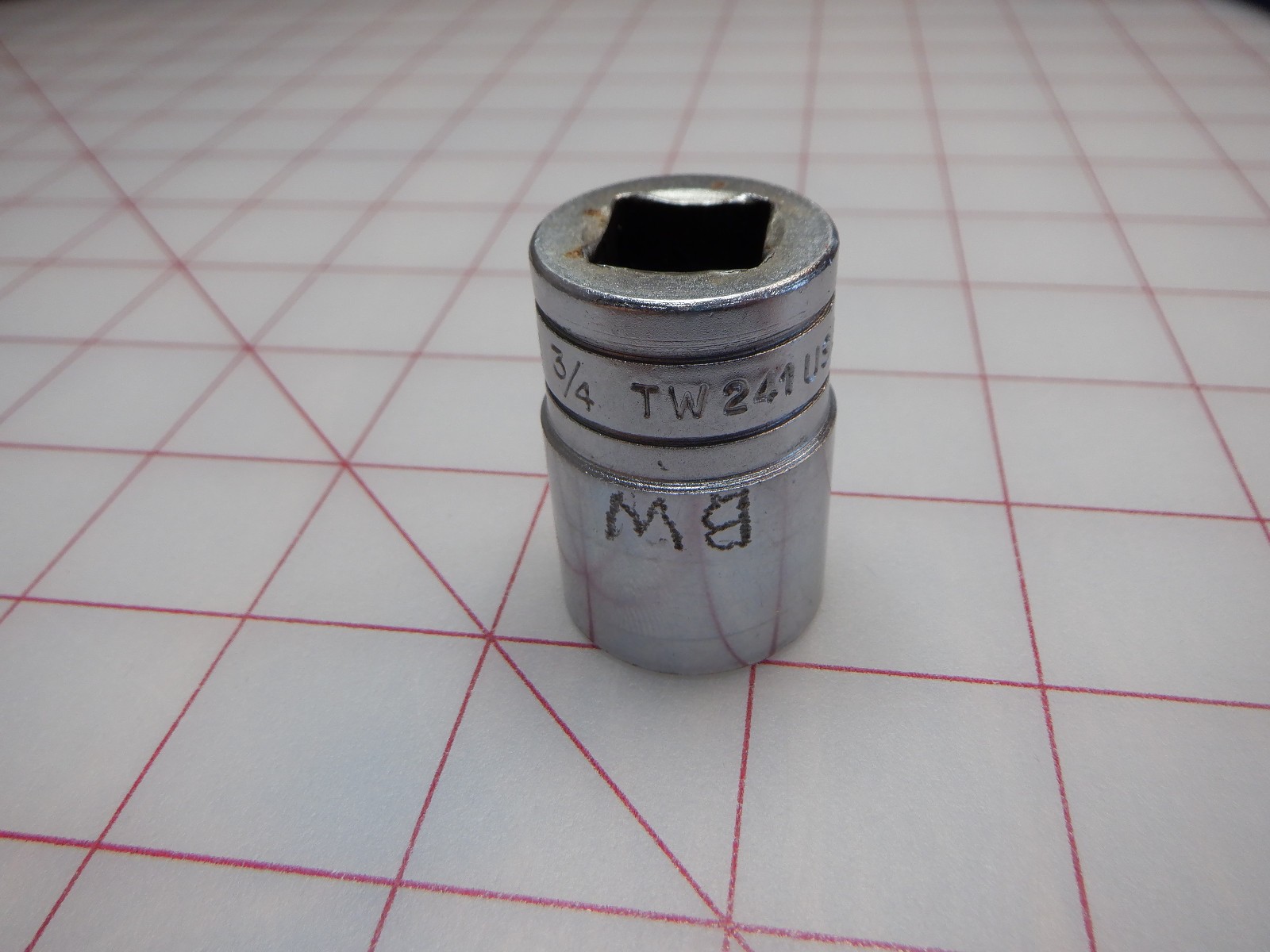 Snap-on 3/4″ 6pt. Socket 1/2″ Dr. TW241 USA
