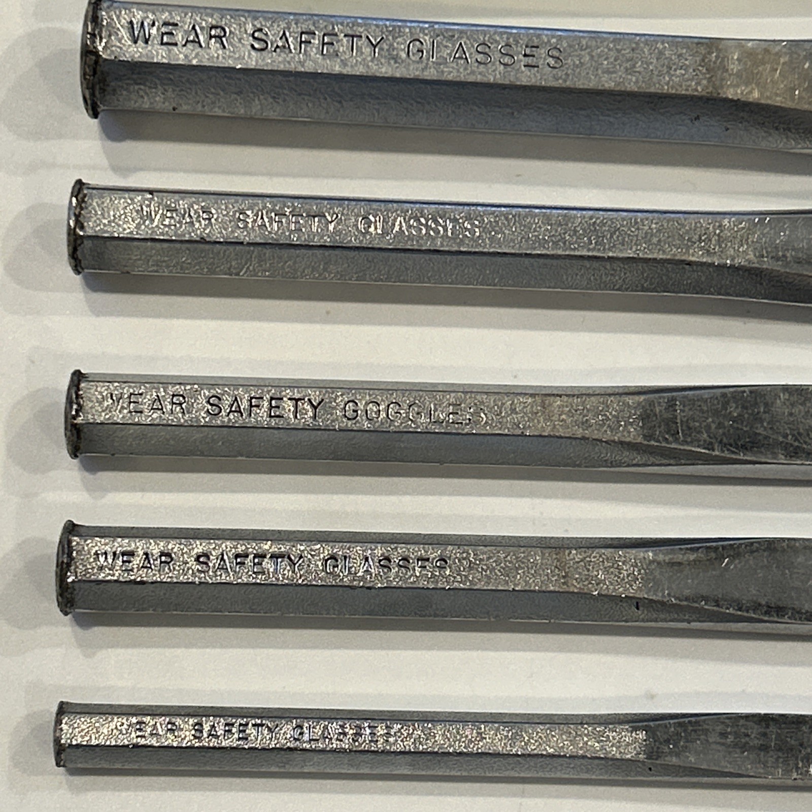 Vanadium USA Tool Company 9pc Chisel & Drift Punch Set