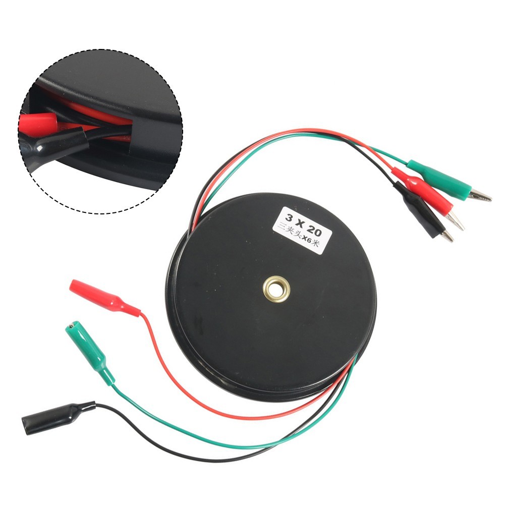 Easy To Carry Electrical Troubleshooting Compact Reel Design Insulated Clips