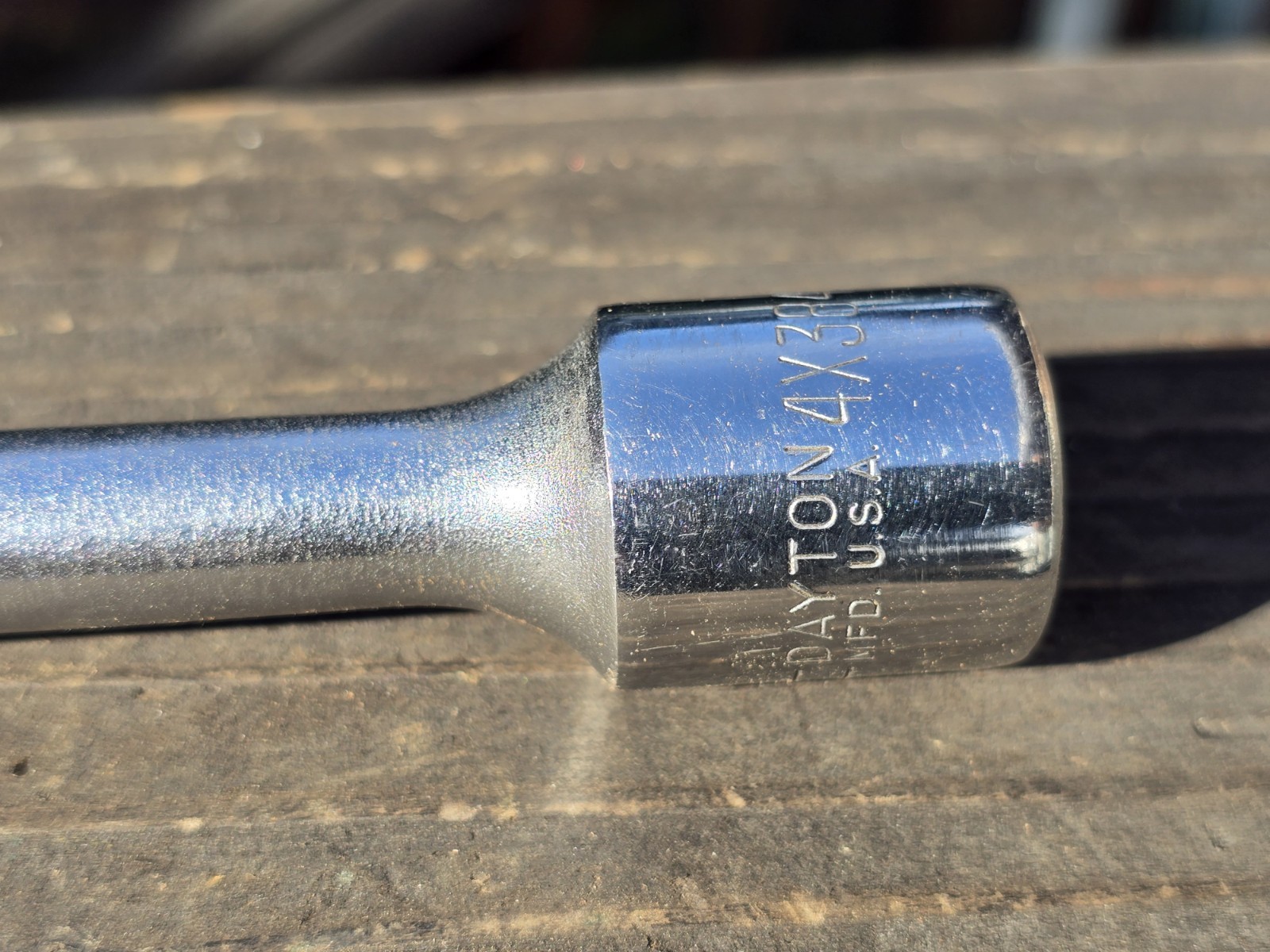 DAYTON #4X384 1/2″ DRIVE SOCKET EXTENSION BAR 10″ LONG VINTAGE