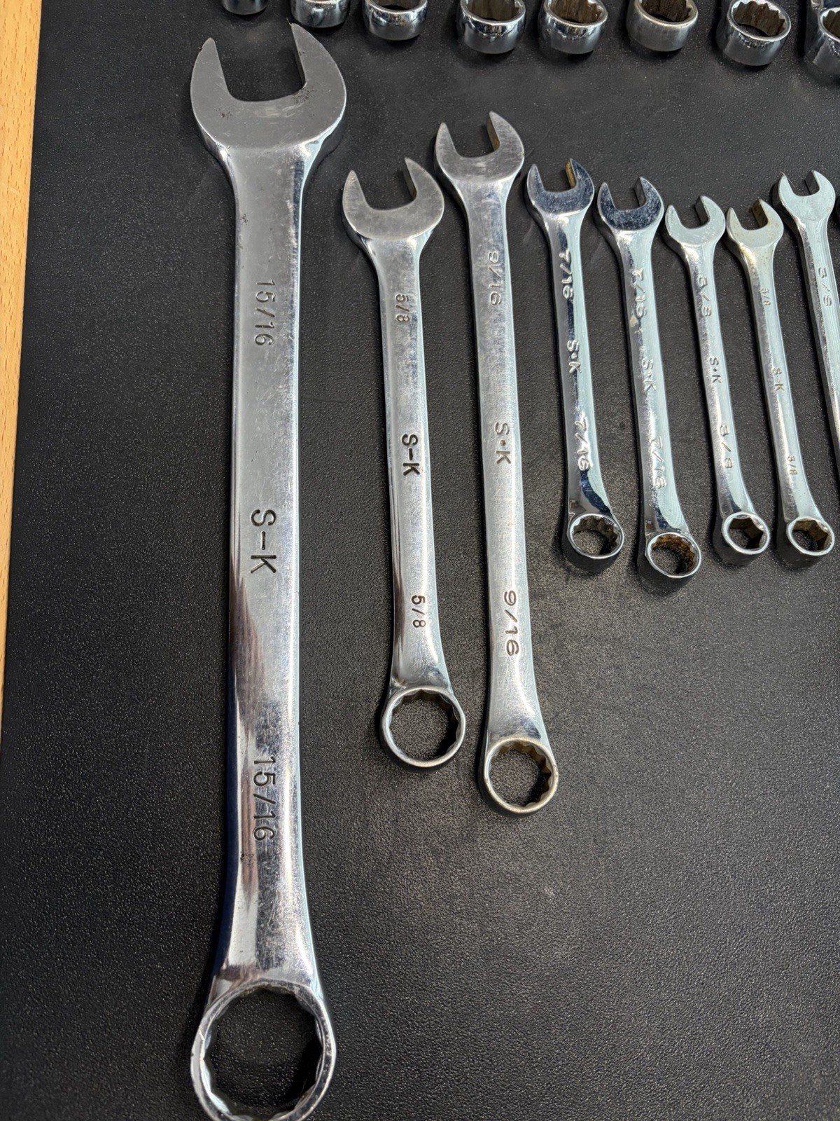 SK Tools Polished Wrench Lot Of 41