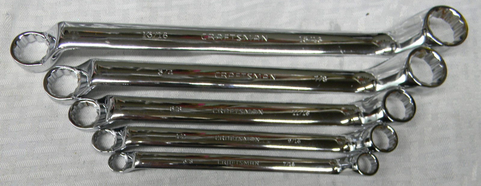 CRAFTSMAN 5PC SAE 12PT DEEP OFFSET DOUBLE BOX END WRENCH SET 3/8″-15/16″ #44349