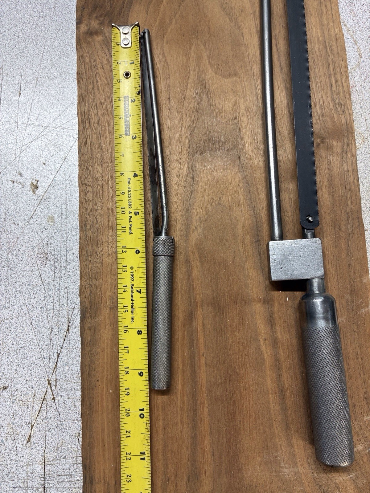 Vintage Snap-on A-51 mini hacksaw And Unmarked Proto 344 Both Low Clearance