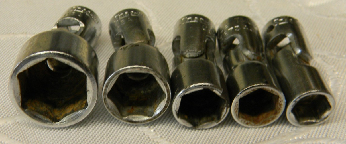 SNAP-ON 1/4″ DRIVE 5PC SAE 6PT SHALLOW UNIVERSAL SOCKET SET #106TMUSA