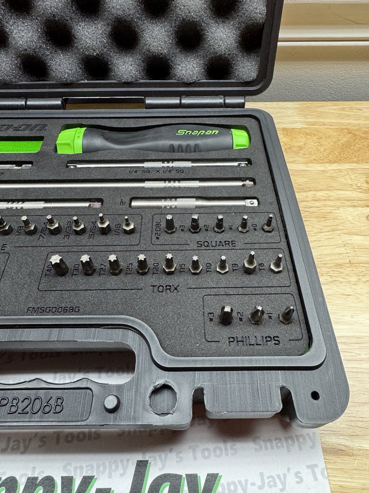Snap-on Tools USA NEW GREEN Ratcheting Screwdriver Master Set w/Case SGDMRC44FG