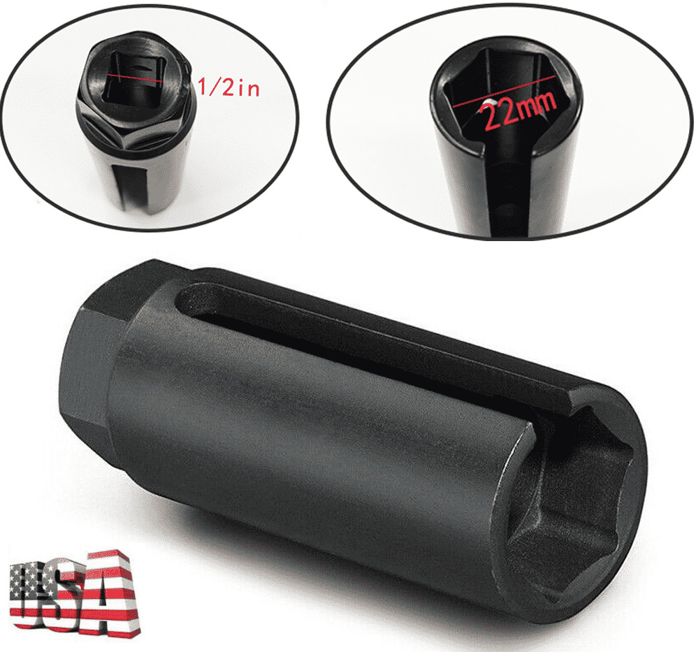 1Pcs 7/8»(22mm) 1/2» Drive Car Oxygen Sensor Socket Wrench Offset Removal Tool
