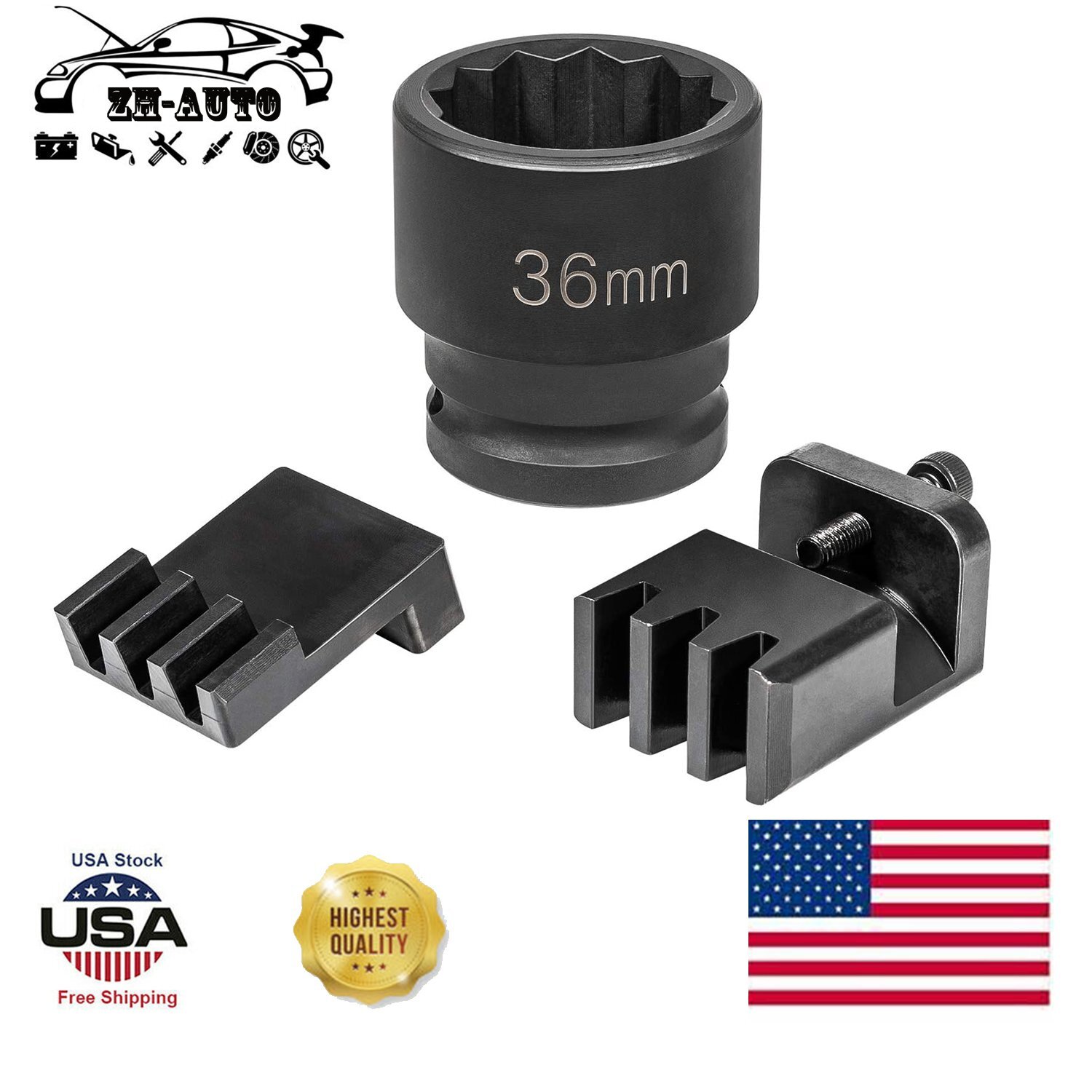 22100 Flywheel Locking Tool Socket Holder Bolt AM-J-44643 S A B for 6.6L Duramax