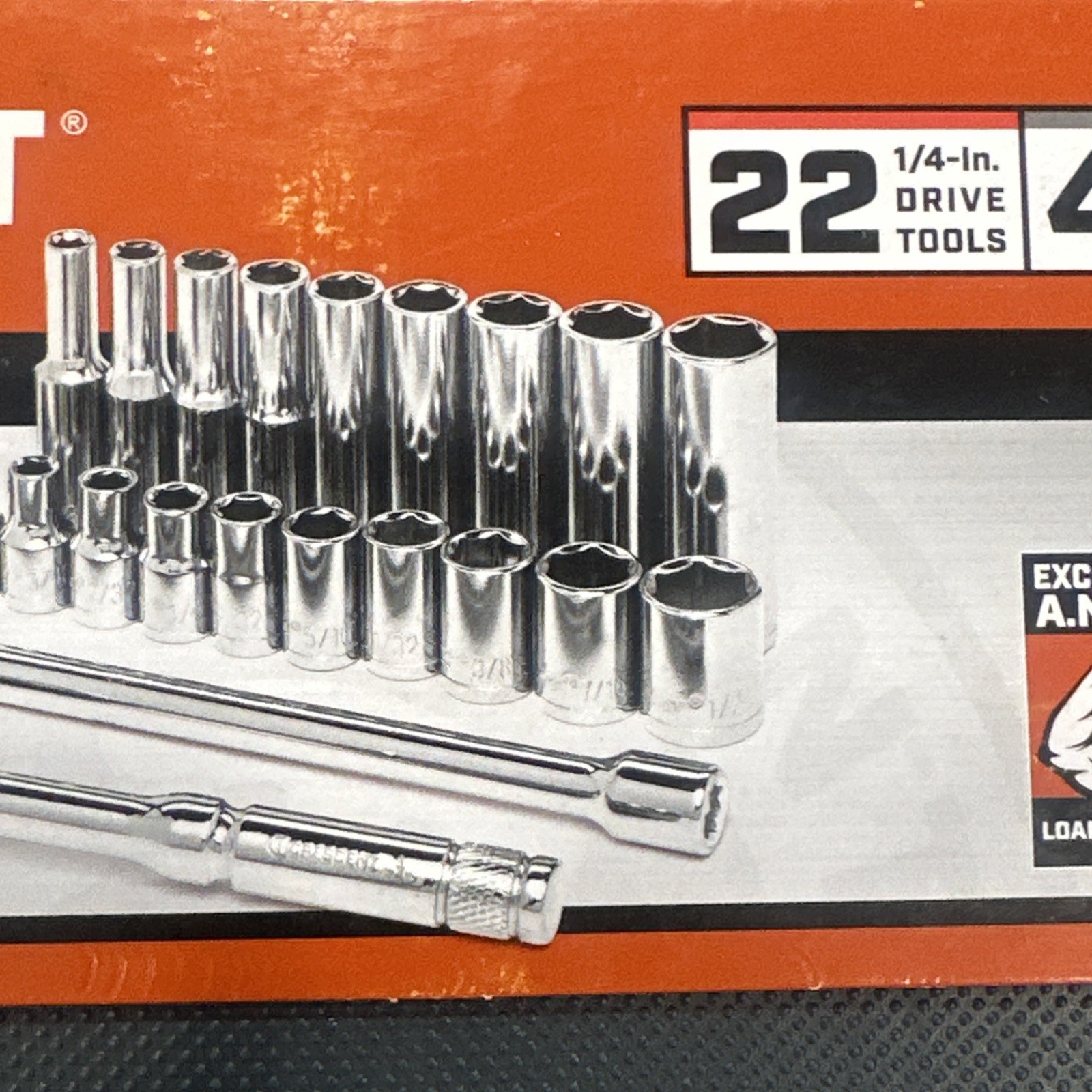Crescent 1/4″ Drive SAE Mechanic’s Socket Set – 26 Piece
