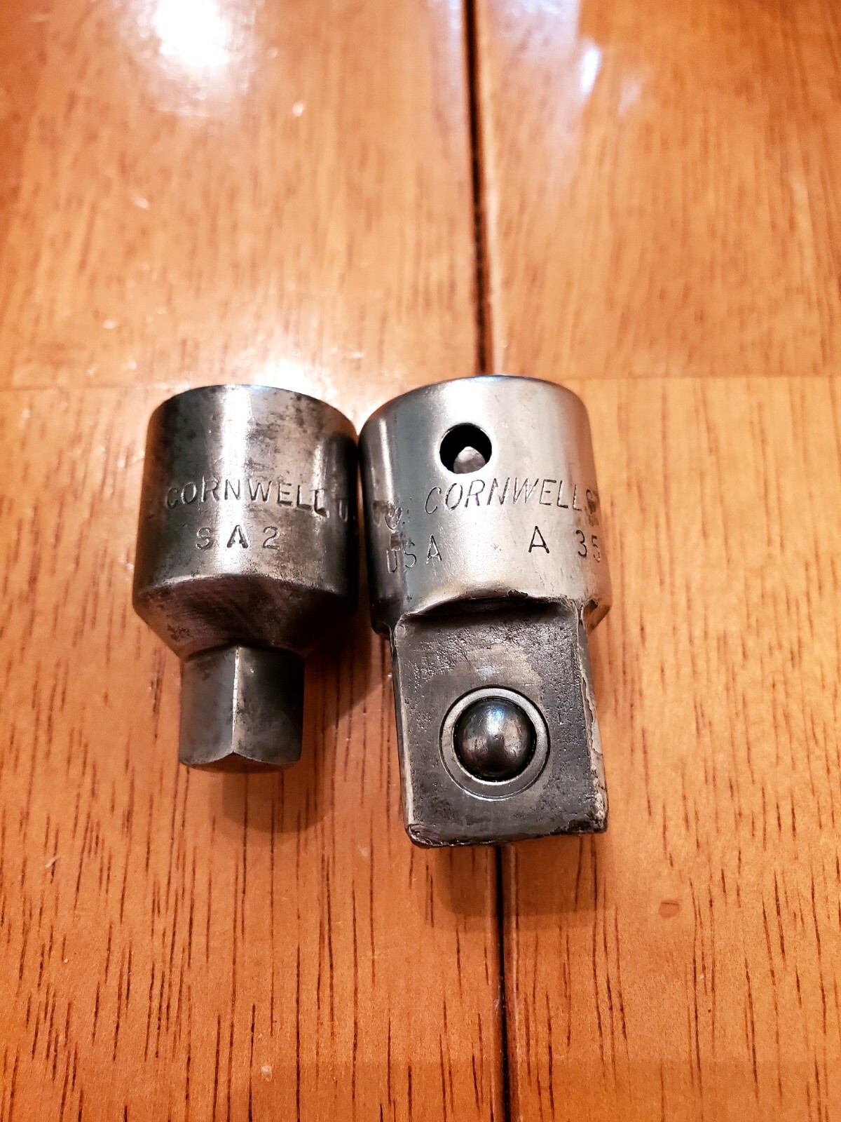 Cornwell Tools 1/2 F To 3/8M 1/2F To 3/4 M Adaptor Sockets Lot Of 2