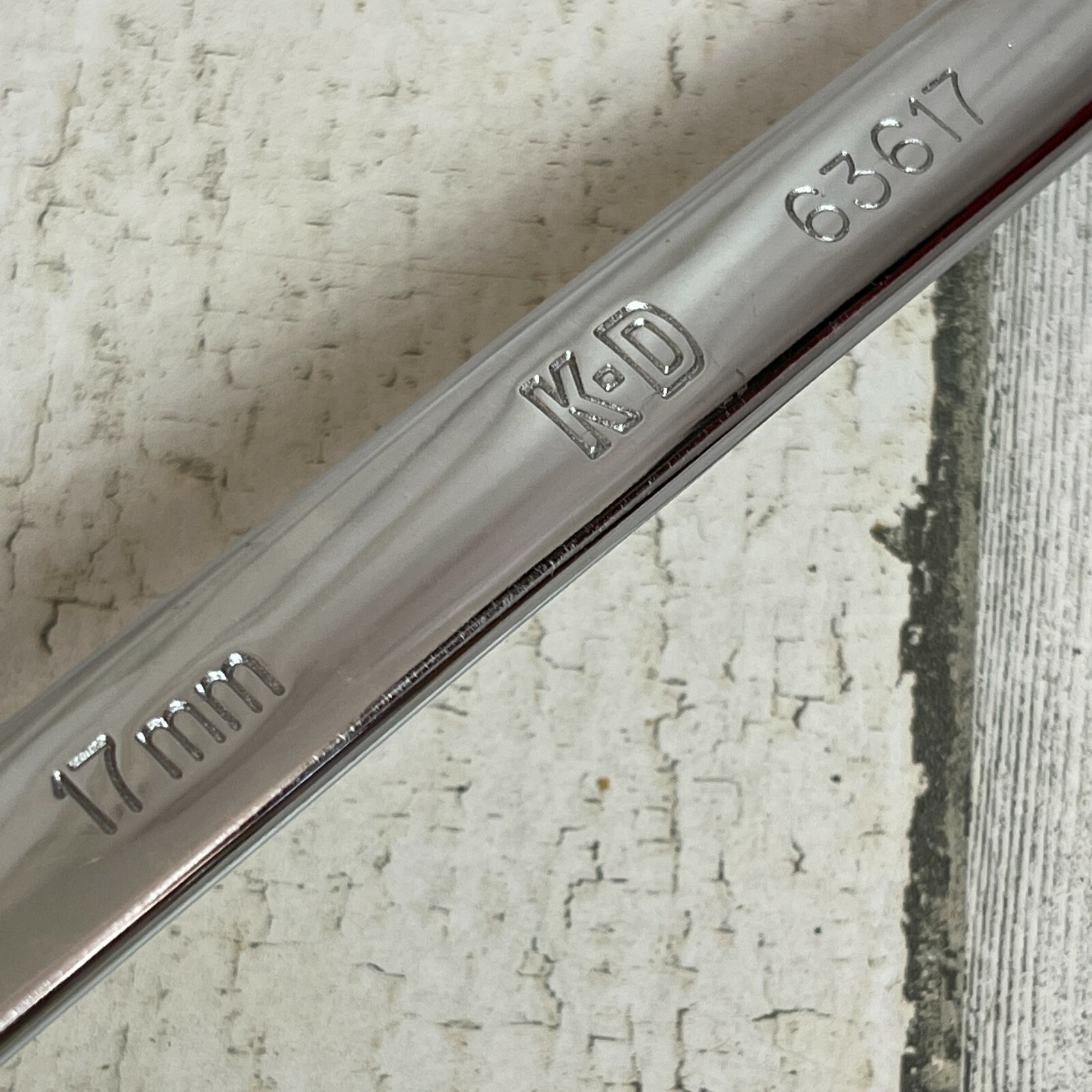 17mm Metric Combination Wrench (12 Point) Made in USA 63617 KD TOOLS Polished