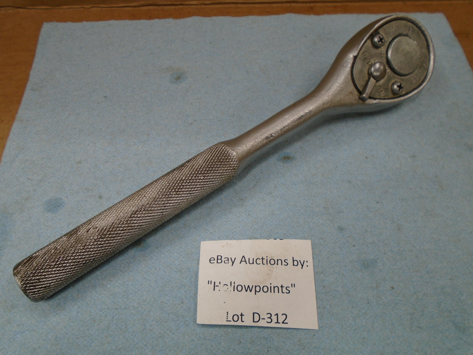 Penens Corp. USA 1/2″ Drive Ratchet No. 1661 Vintage Tool 9.6″ long D312