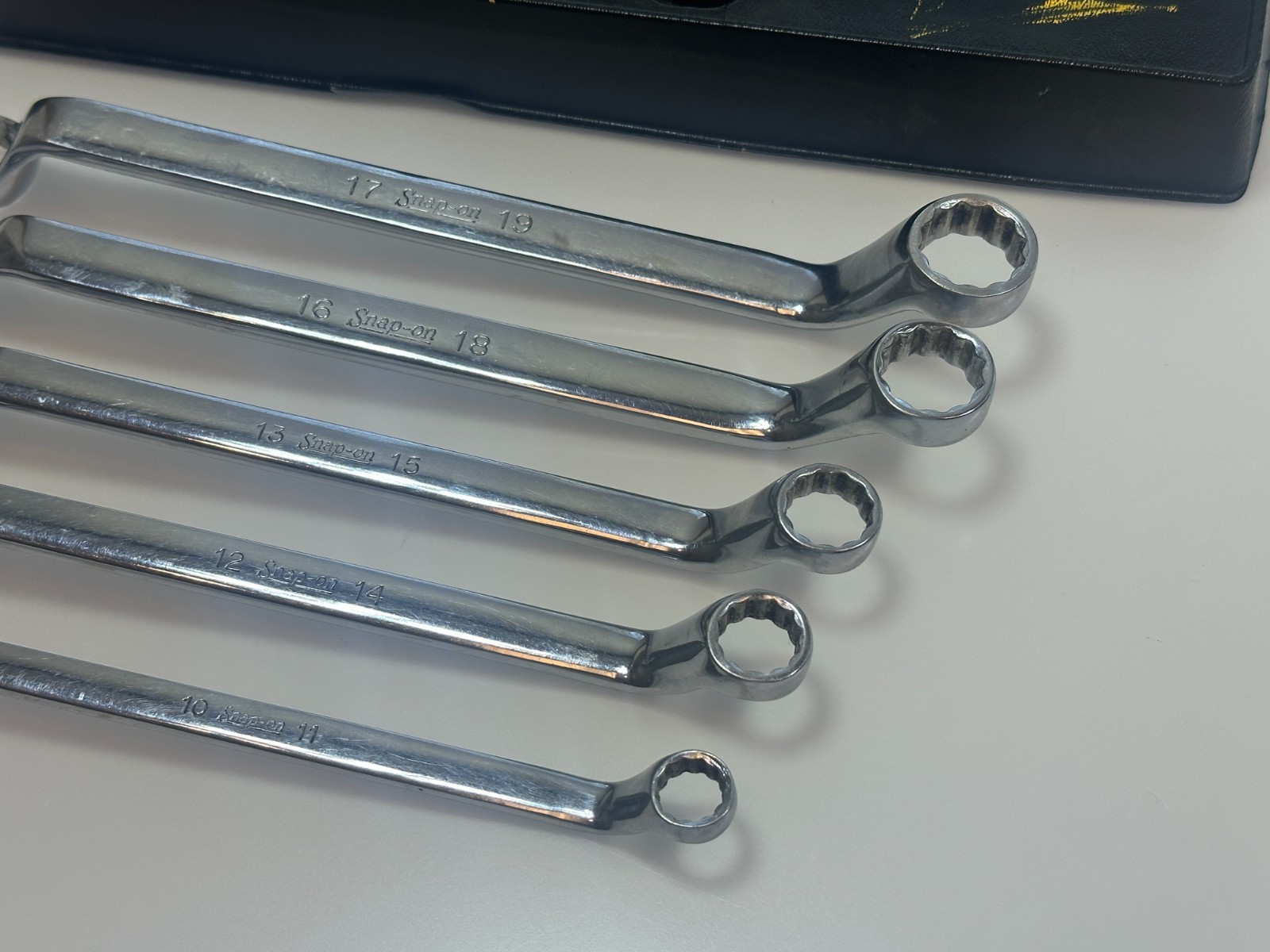 🇺🇸 Snap-on Tools 5pc Metric 60° Deep Offset Double Box End Wrench Set, XOM605