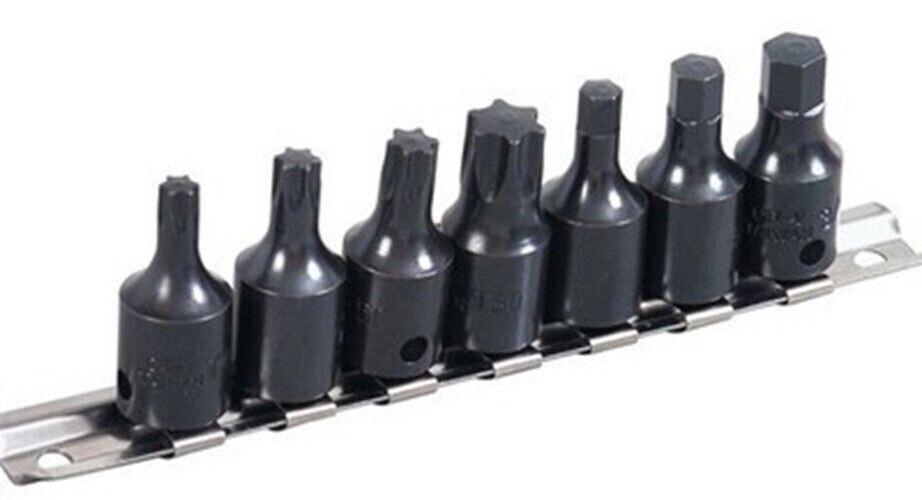 8-Pc 3/8″ Dr Impact Brake Caliper Bit Set, CR-V, Made in Taiwan, AAPBCB