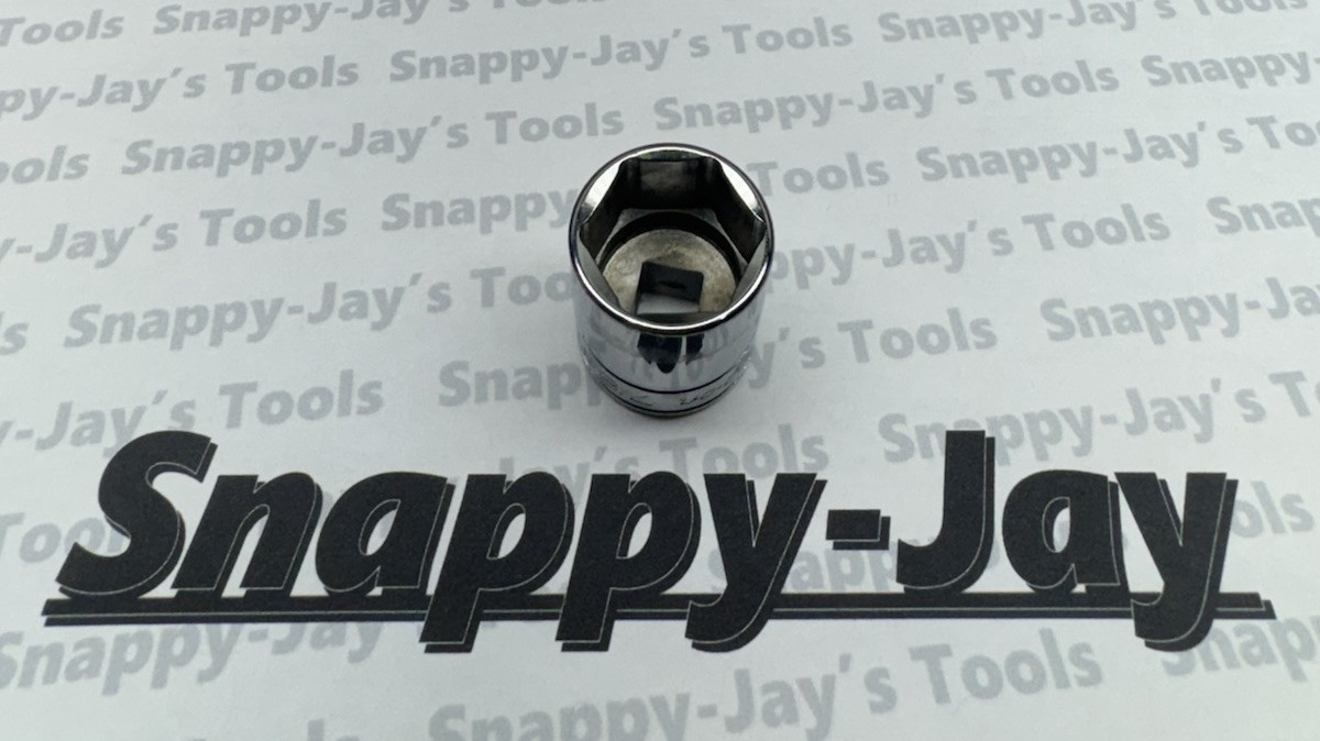 Snap-on Tools USA NEW 3/8″ Drive SAE 7/8″ 6-Point Shallow Chrome Socket FS281
