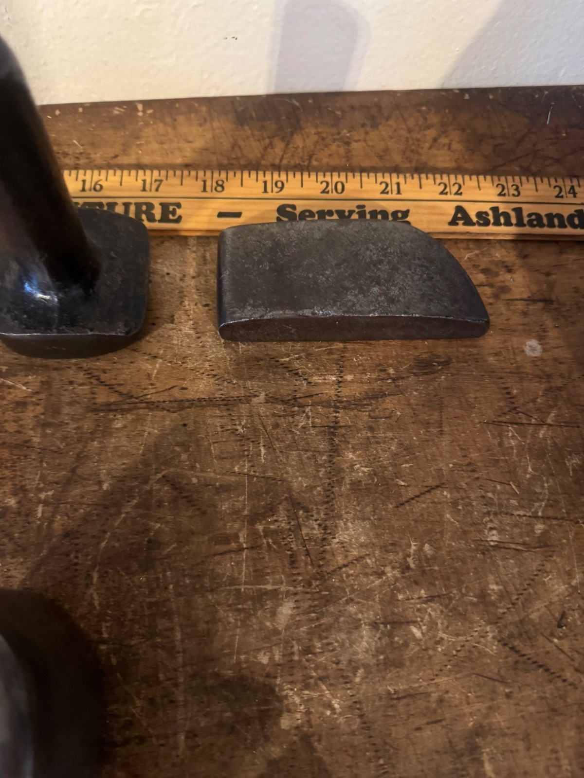 Nice Lot of 4 Vintage Auto Body Metal Shaping Hand Anvil Dolly Tools – Rare