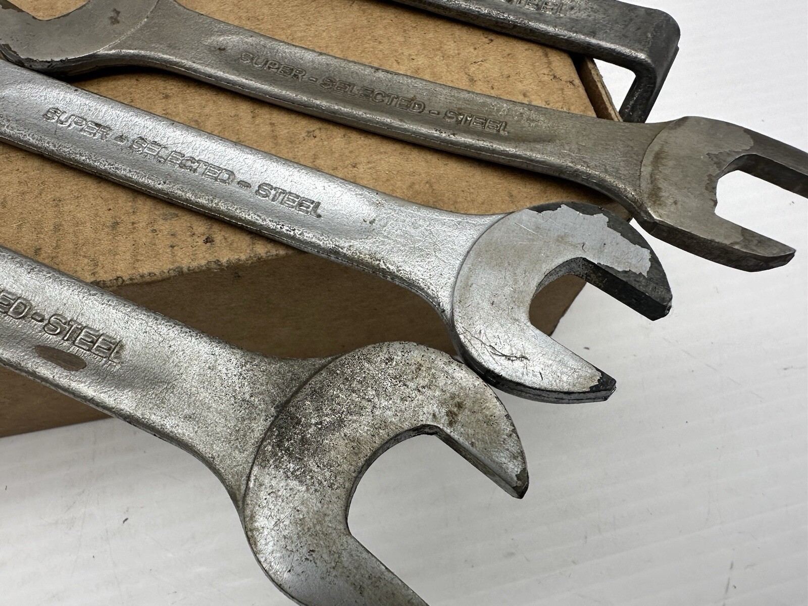 Vintage Walter Germany 432 Toolkit Open End wrench Set Lot 4 SAE 19/32-7/8