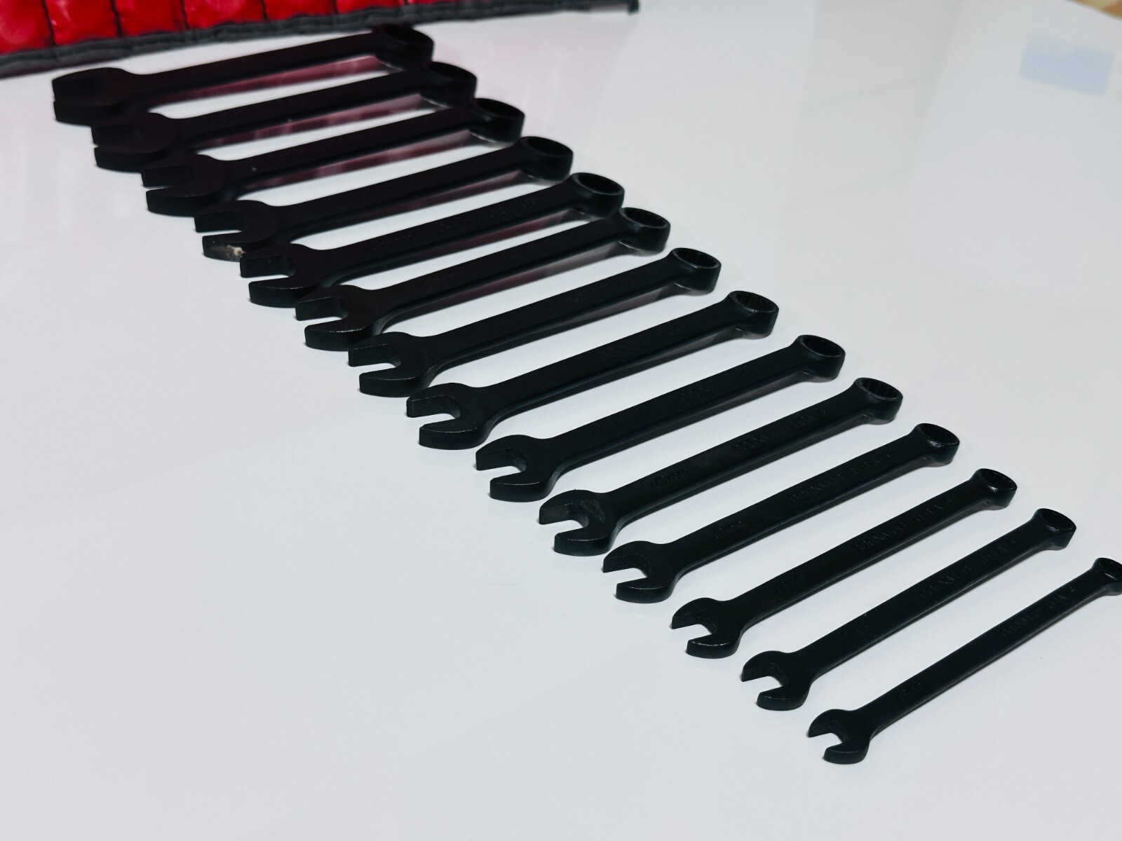 Snap-On USA 14pc Metric GOEXM Industrial Short Combination Wrench Set – 6mm-19mm