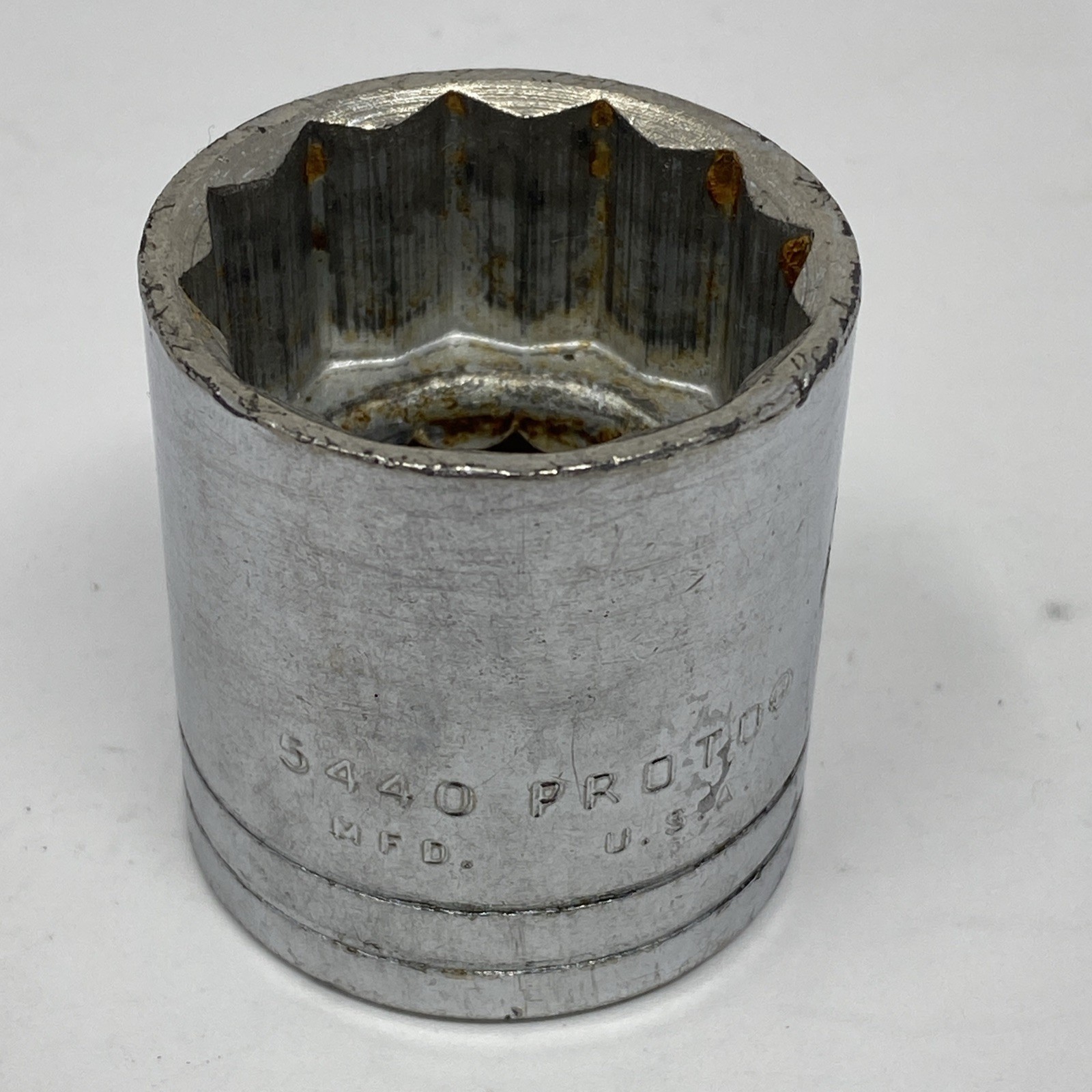 Proto USA 1-1/4″ 12 pt. Chrome Socket 1/2″ Drive 5440