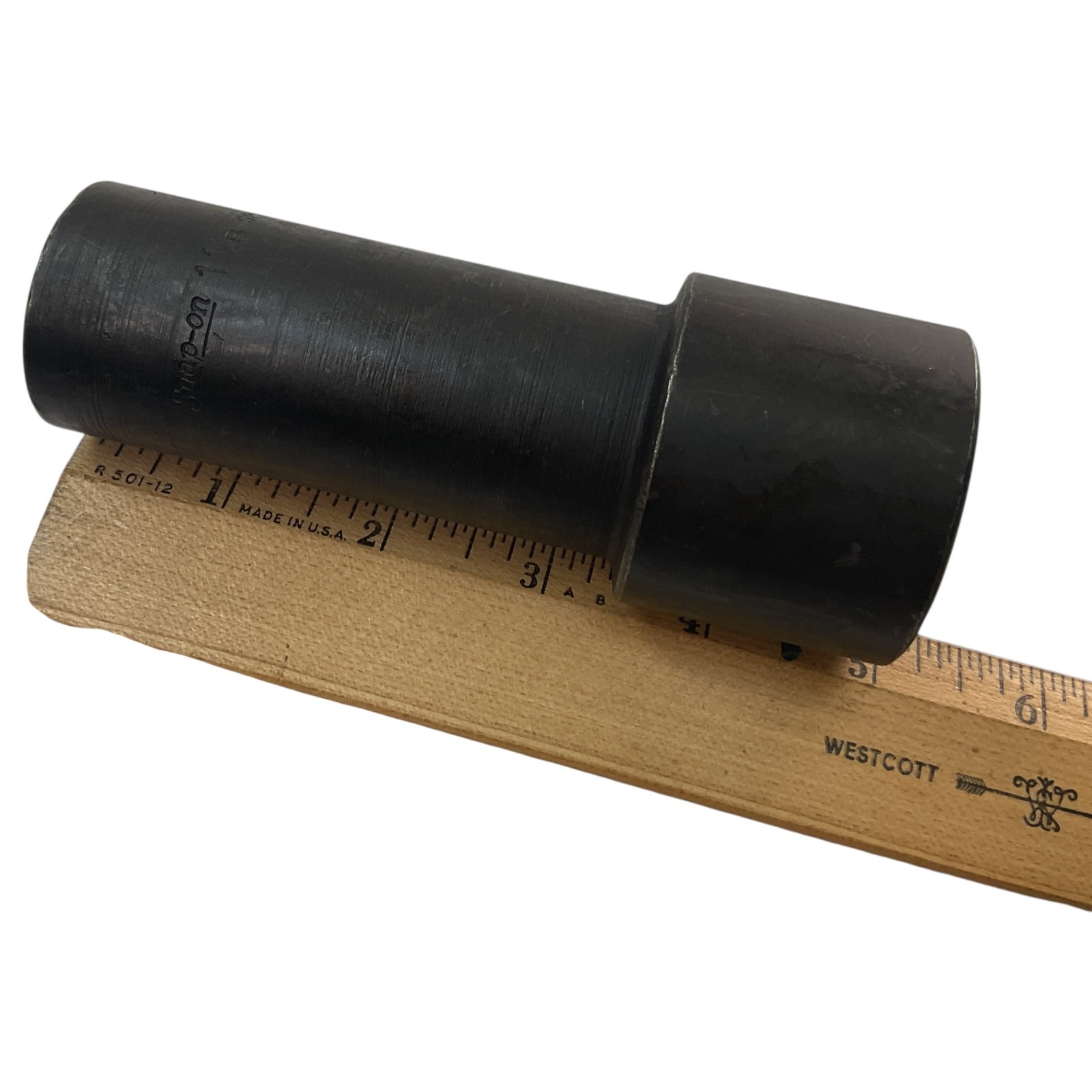 Snap-On 1-1/8″ Deep Double Square 8 Pt Socket SPRL436 1/2″ Drive As Pictured Pro