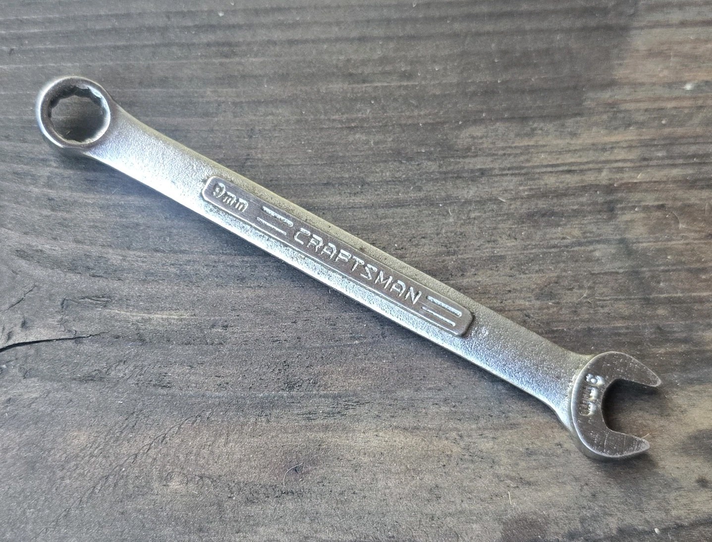 Vintage Craftsman 9mm 12 point Combination Wrench -VV- 42913 Forged in USA