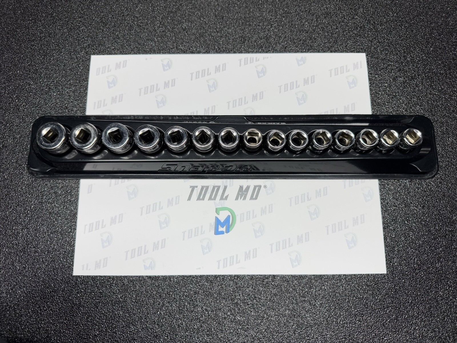 Snap-on Tools NEW 15-Piece 3/8” Drive 12-Point Metric Shallow Socket Set 215FMY