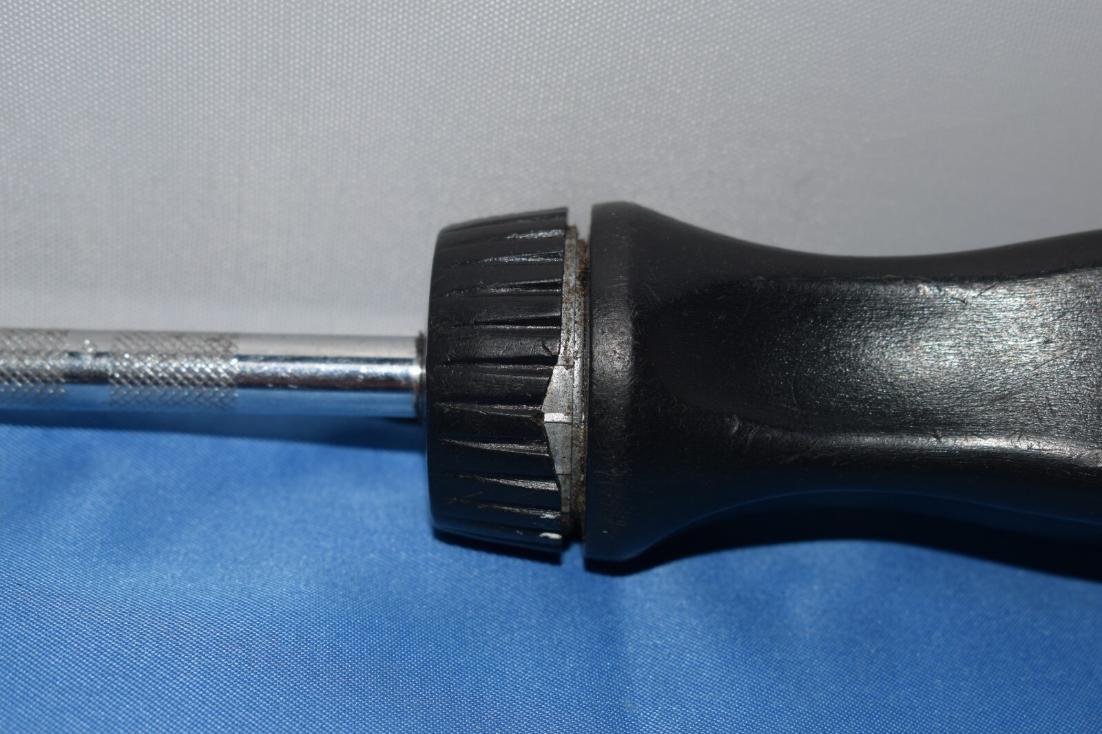 Snap-On Tools 1/4″ Ratcheting Socket Screwdriver W/Black Hard Handle TMR4 D-2