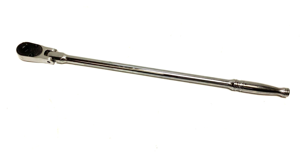 Snap-on Tools 3/8” Drive EXTRA-LONG Handle Flex-Head Ratchet FLLF80 USA NEW
