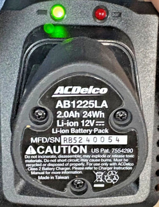 ACDelco G12 12V 1/4″ Cordless Ratchet Wrench 30 ft-lbs ARW1207