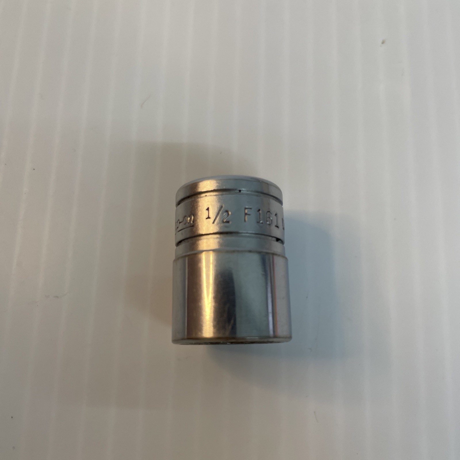Snap On F161 3/8″ Drive 12-Point SAE 1/2″ Flank Drive Shallow Socket