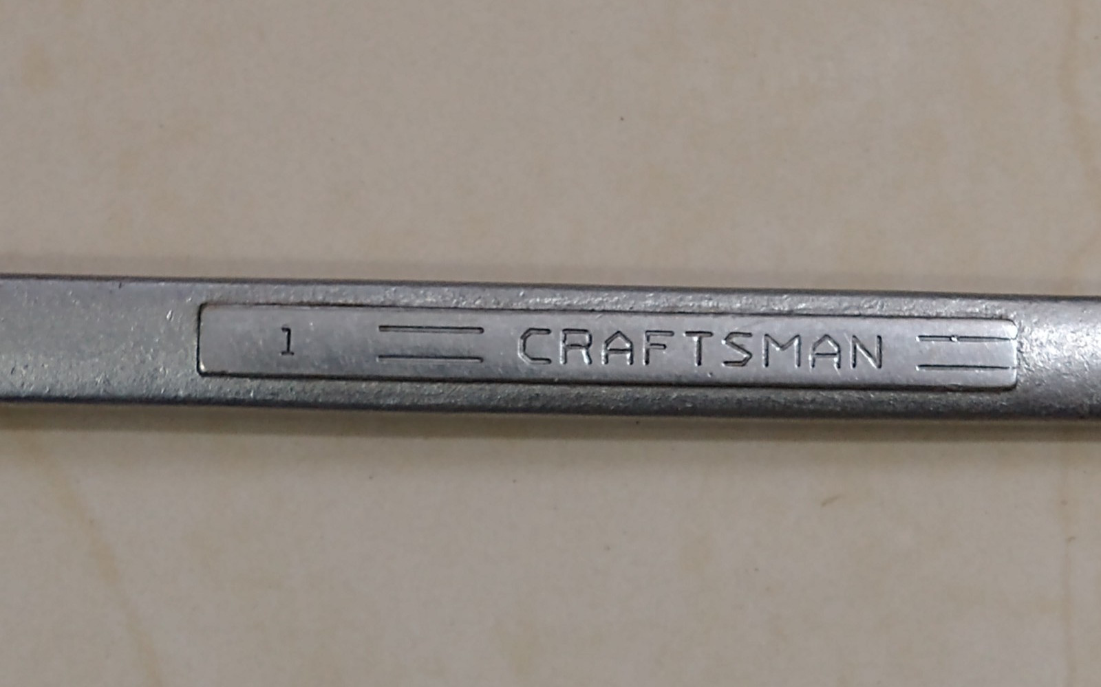 CRAFTSMAN TOOLS USA V, 1″ COMBINATION WRENCH, 13.5″ LONG, 12 POINT.