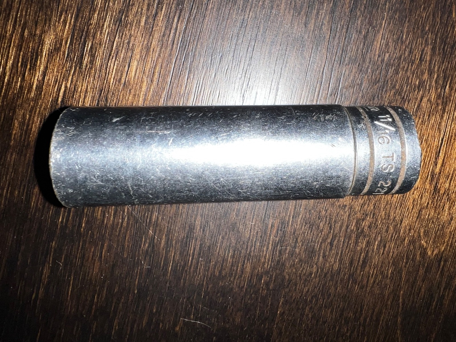 Snap-On ™ Tools TS221 1/2″ Drive 6 Point SAE 11/16″ Deep Chrome Socket USA New
