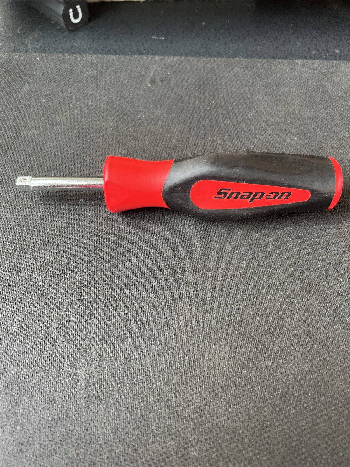 Snap On Tools NEW SGT4B 1/4″ Socket Driver with Red Soft Grip Handle ⭐️❤️