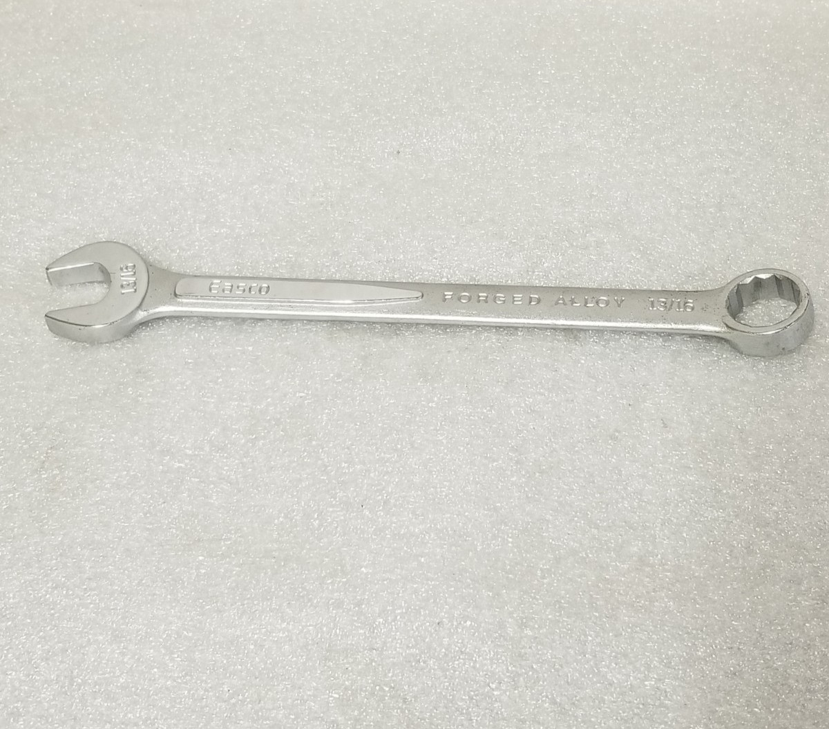 Easco 63-126 Combination Wrench Satin Chrome Finish 13/16″ Made in USA