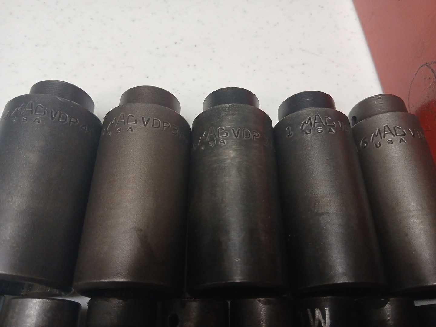 MAC TOOLS 13 PC 1/2 DRIVE SAE DEEP IMPACT 6 PT SOCKET SET 7/16 – 1-1/4