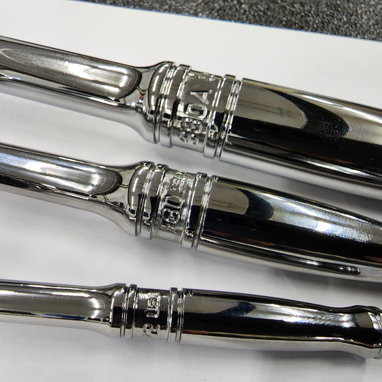 Snap-on Tools USA NEW 3pc Mixed Drive Fixed Head Ratchet Set S80A F80 T72 RAT80
