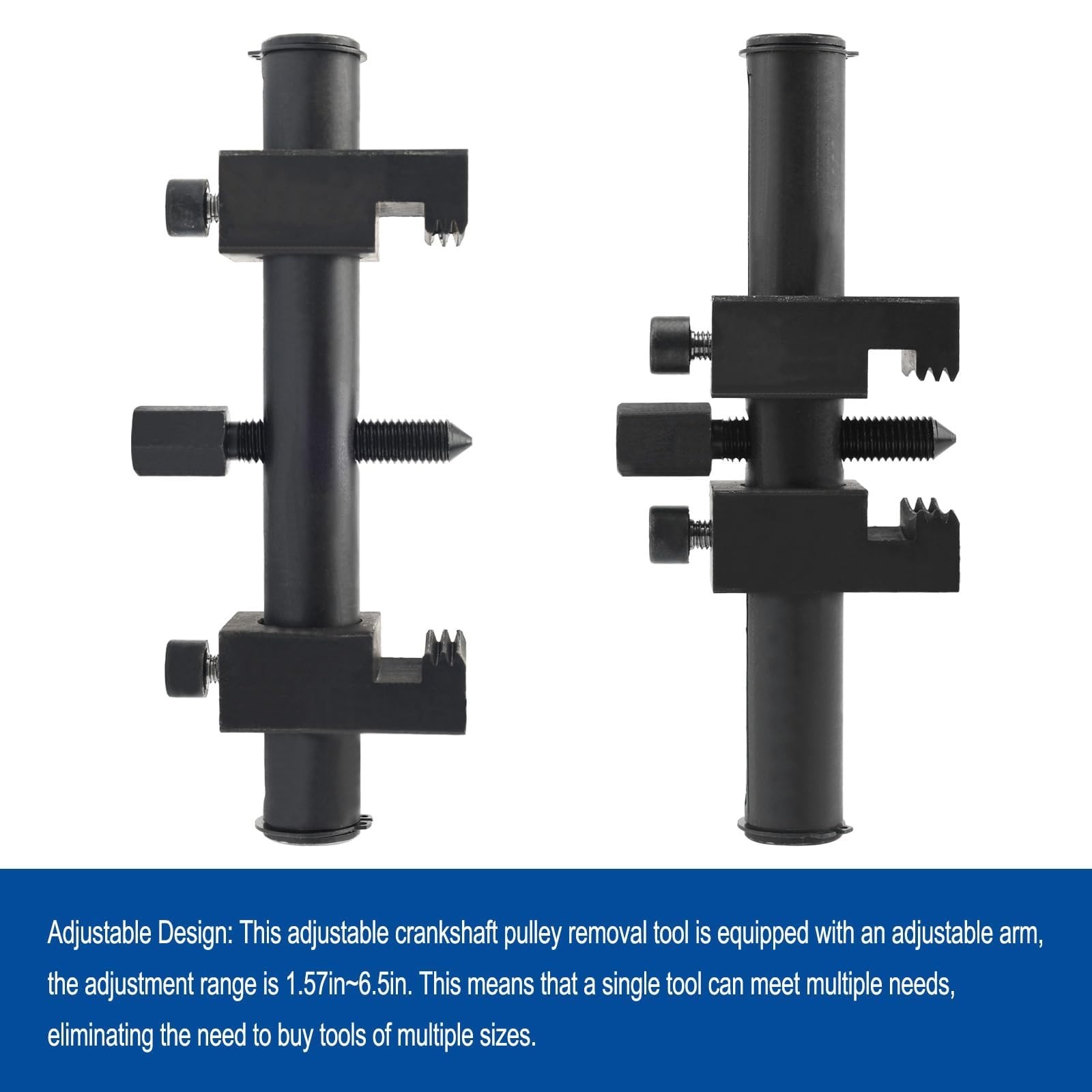 Heavy-Duty Adjustable Crankshaft Pulley Puller Tool – Easy Extraction & Installa