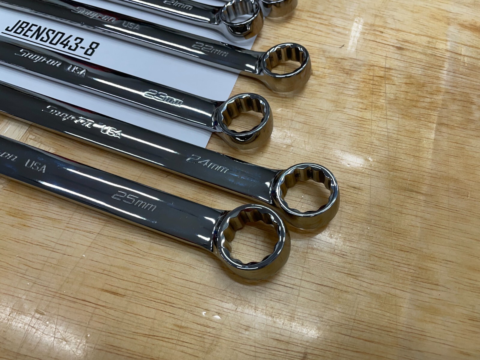 Snap-on Tools USA NEW 19pc MASTER METRIC Flank Drive Plus Combo Wrench Set