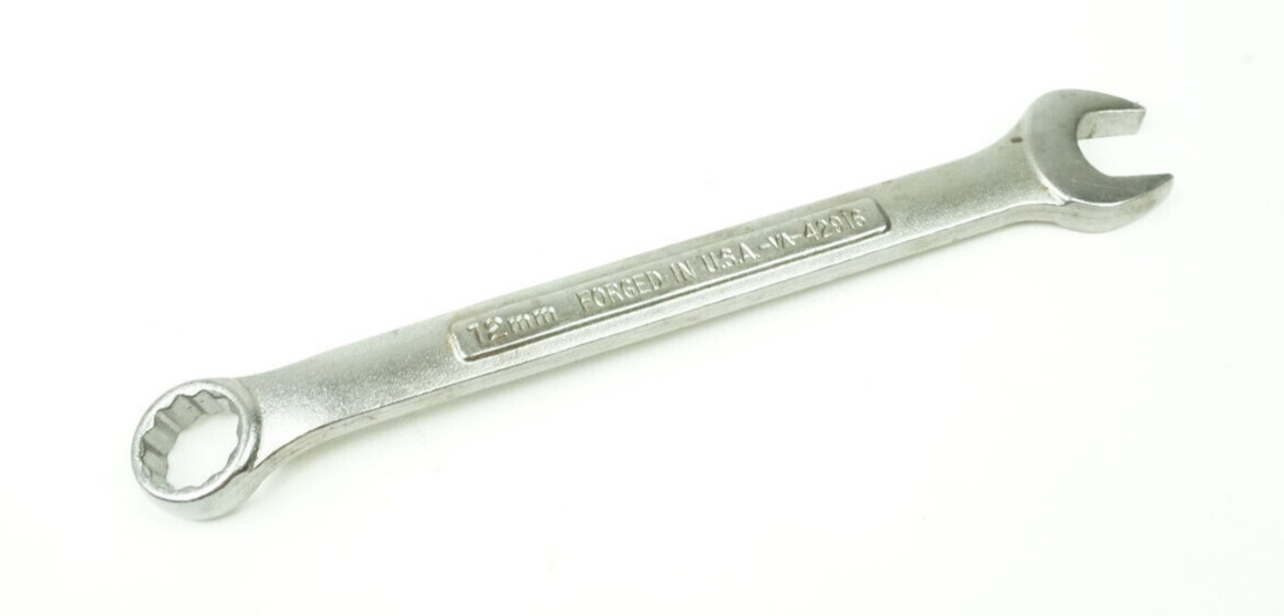 Craftsman -VɅ- 12mm 12 Point Combination Wrench 42916 USA