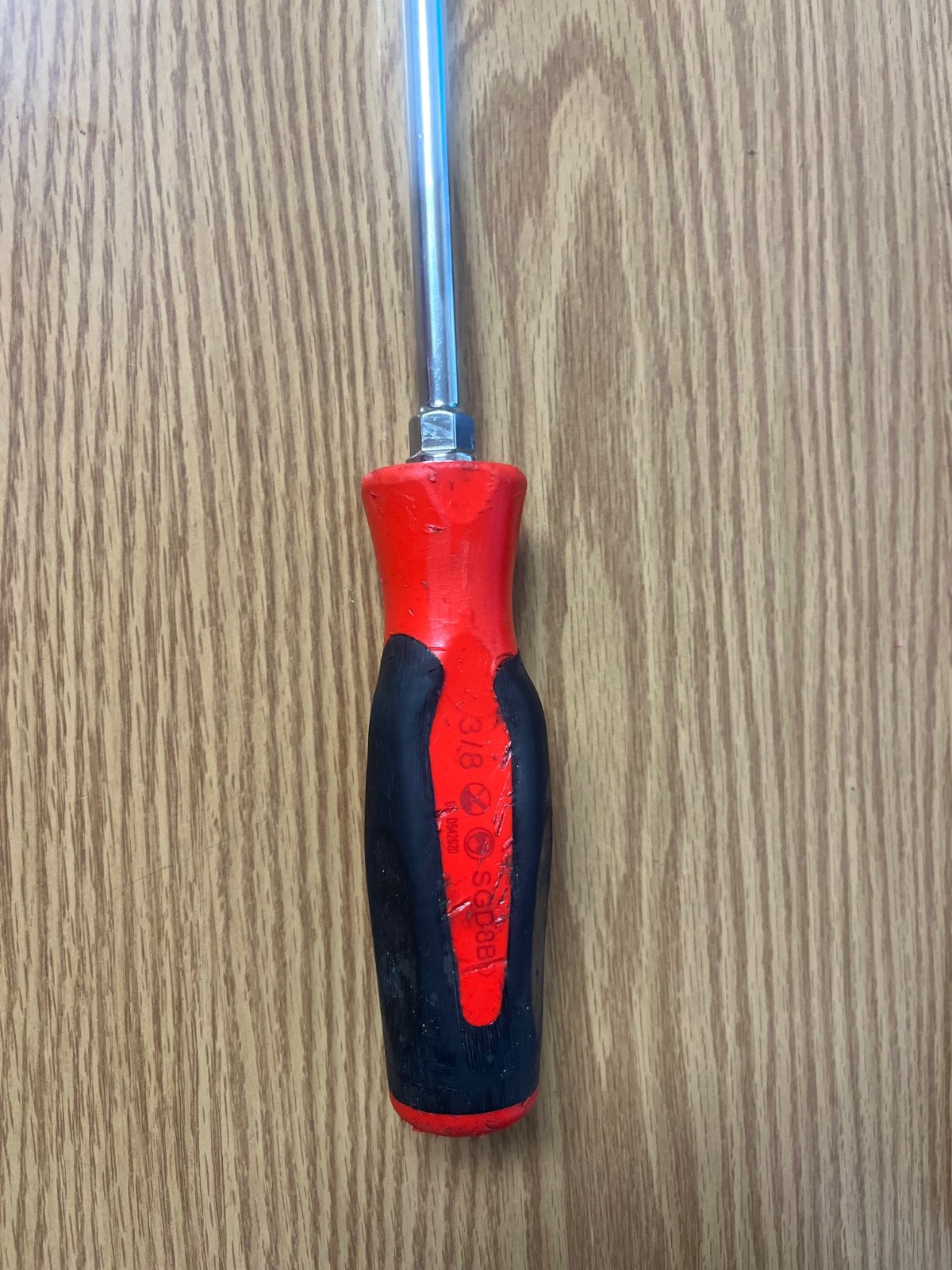 SNAP ON – SGD8B 13.5″ LONG RED/BLACK COMFORT GRIP HANDLE – LOOKS GOOD LOT#14*