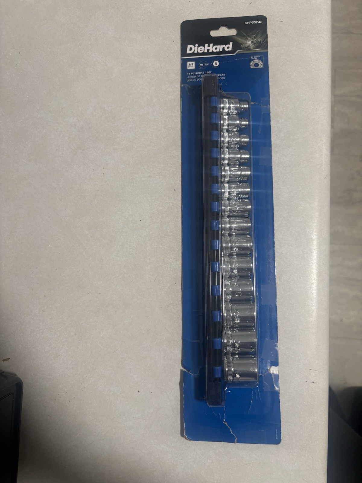 DieHard 3/8” Drive 14 Piece Socket Set 6 Point Metric DHP55248