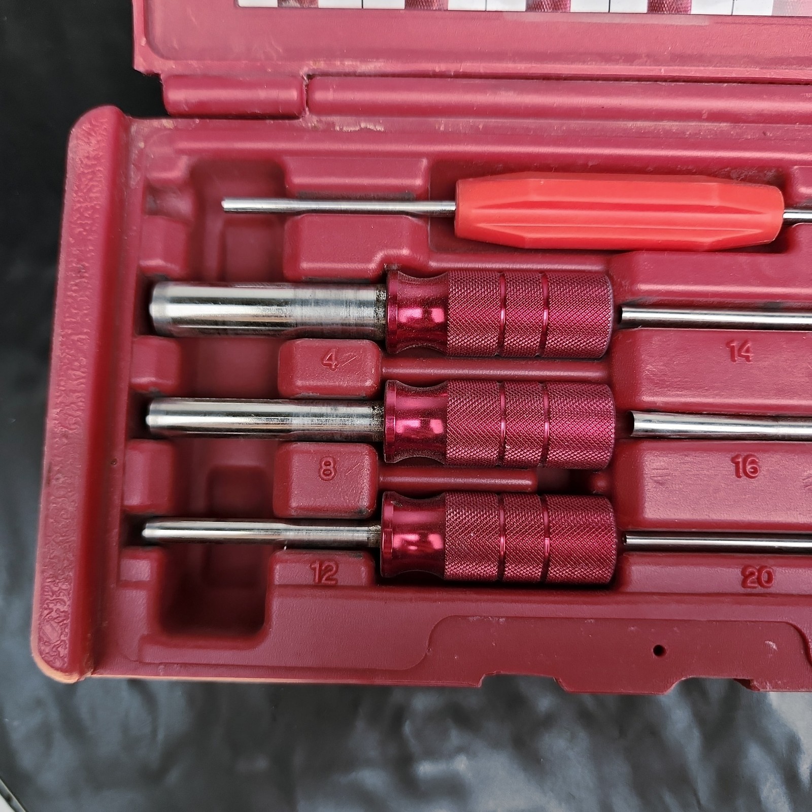 Mize USA 7Pc Deutsch Connector Terminal Pin Extractor Tool Kit 4-20 Gauge