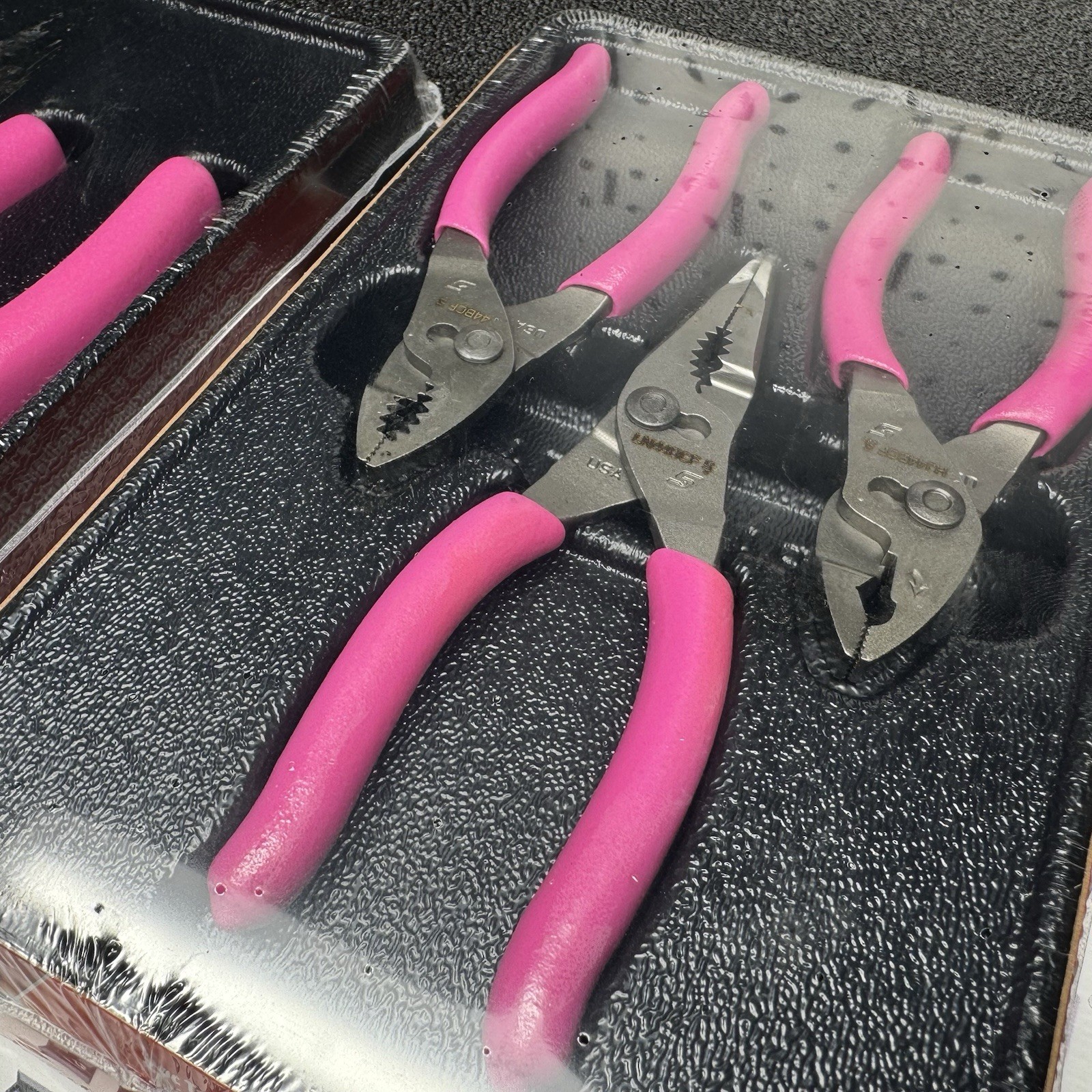 Snap-on Tools LIMITED ELECTRIC PINK Pliers Set PL347ACFEP PL346ACFEP PL344BCFEP