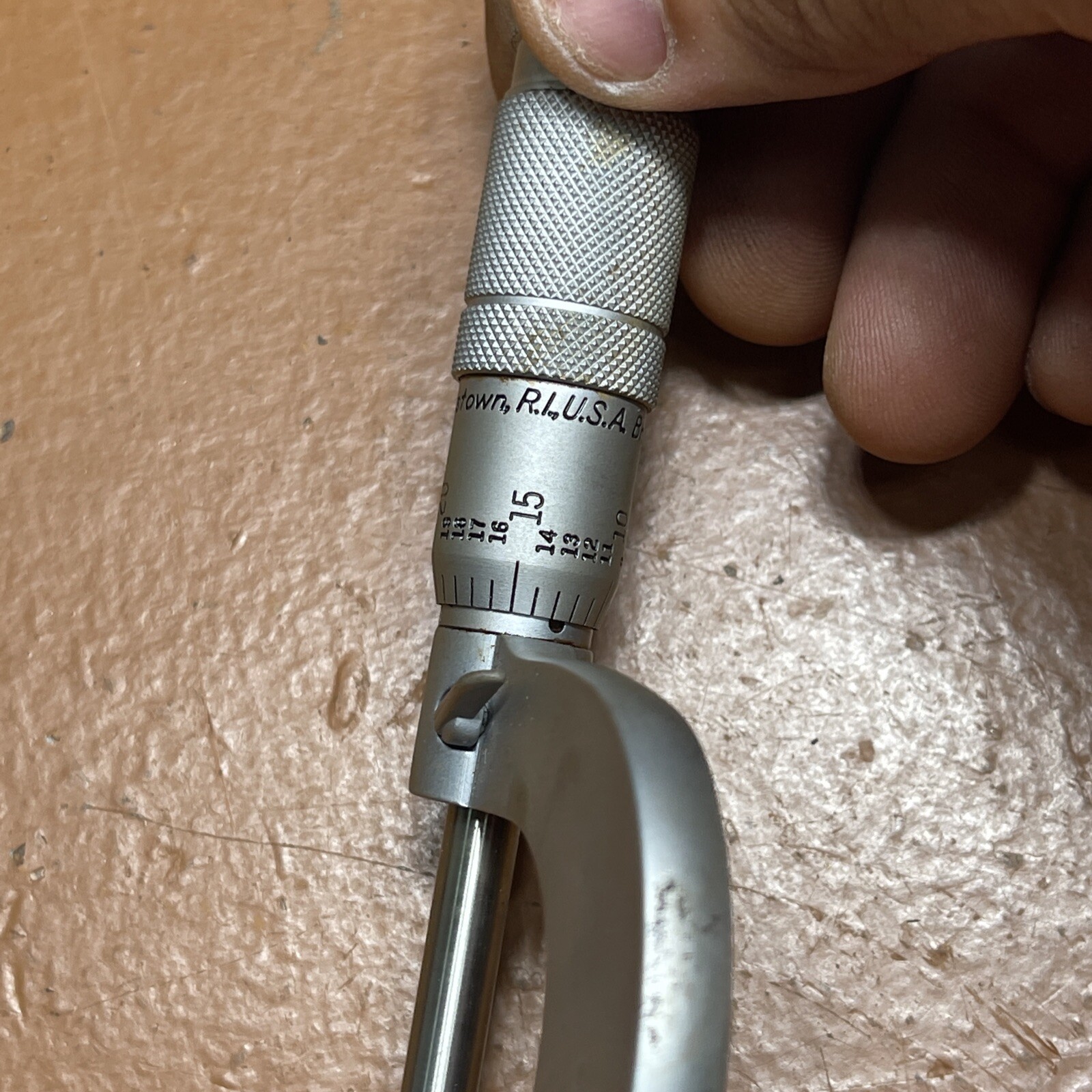 Brown & Sharpe USA 1 – 2 In Outside Micrometer – .0001″ Graduation 1” – 2”